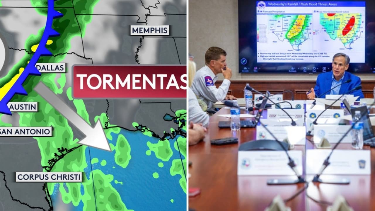 Gobernador llama a prepararse ante las tormentas severas que golpearán al centro de Texas