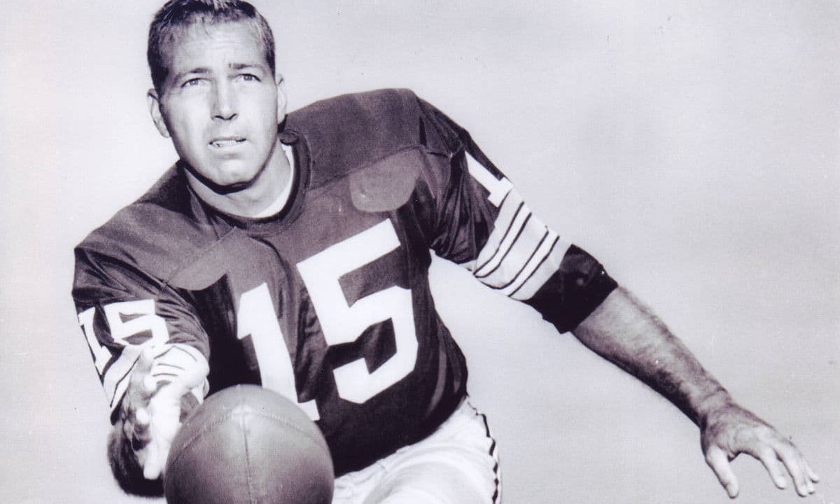 <b>Bart Starr</b>: Seleccionado en la 17ª del Draft de 1956 y bicampeón con los Green Bay Packer en 1966 y 1967.