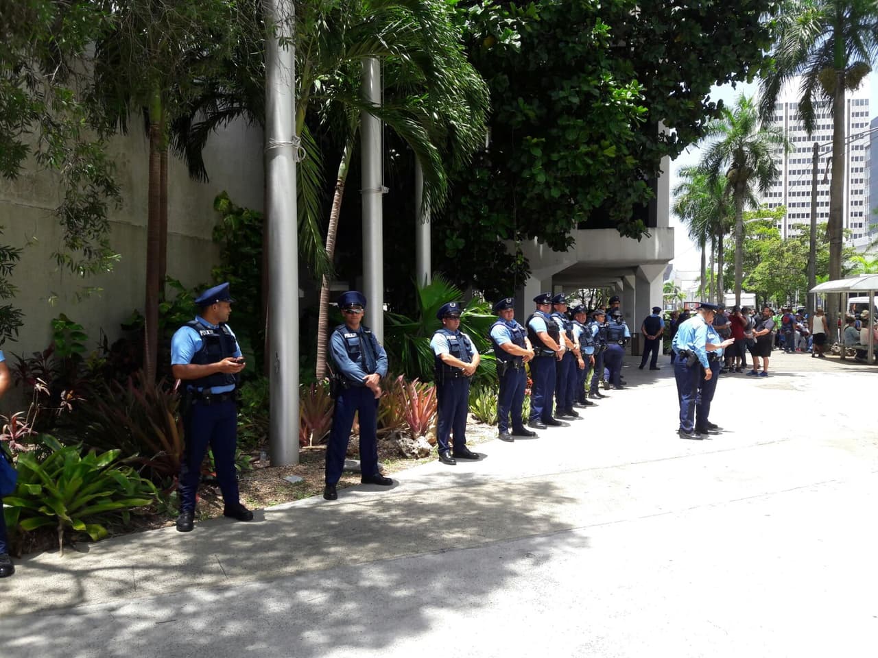 Marcha contra las medidas de austeridad en Puerto Rico.