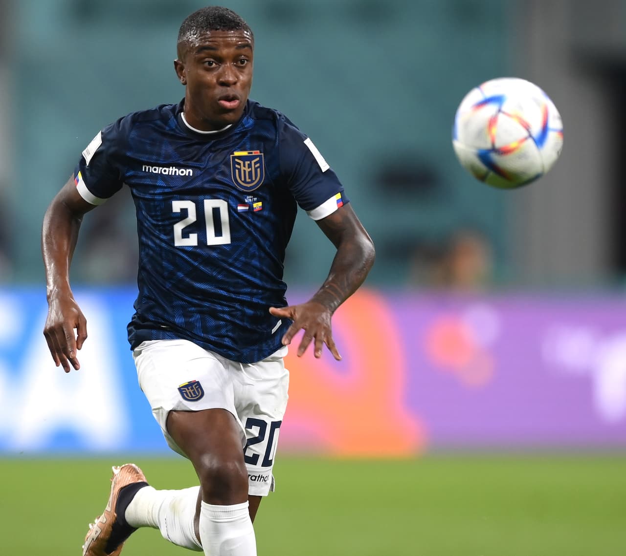 Suma y sigue: Jhegson Méndez jugó su segundo partido con Ecuador en Qatar 2022