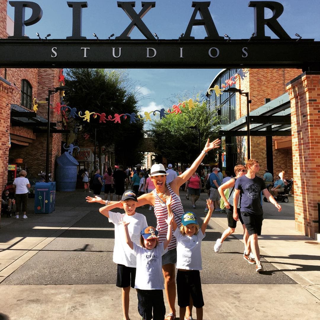 En los estudios Pixar.