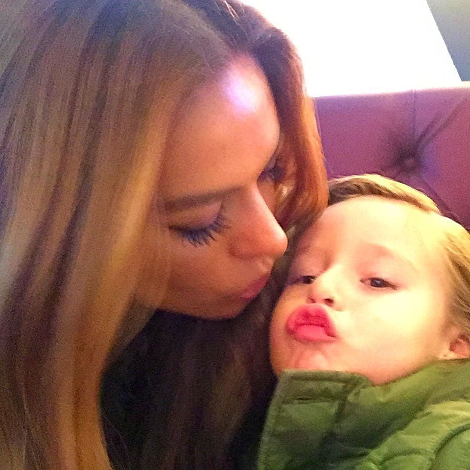 Un besito a su Mateo.