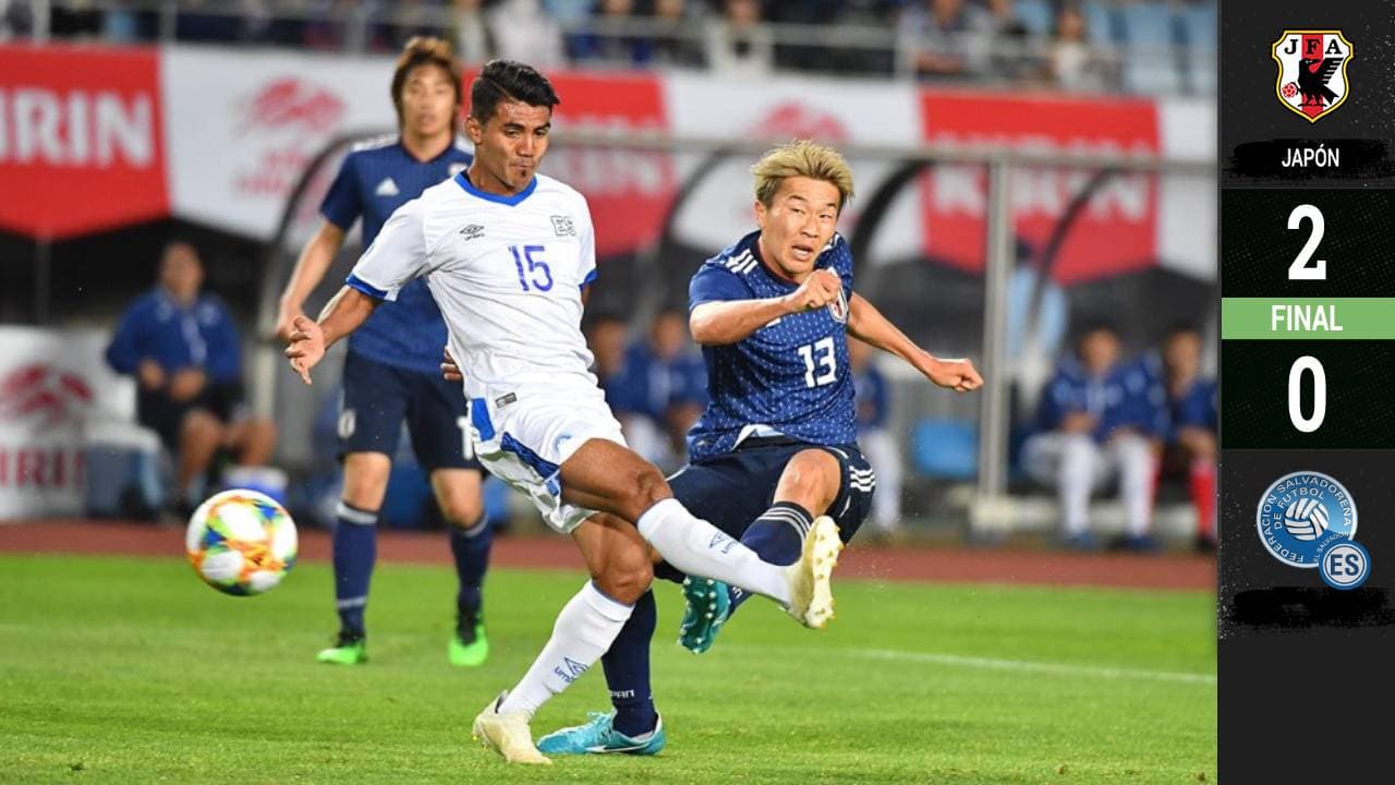 El Salvador cae ante Japón en su último ensayo previo a la Copa Oro