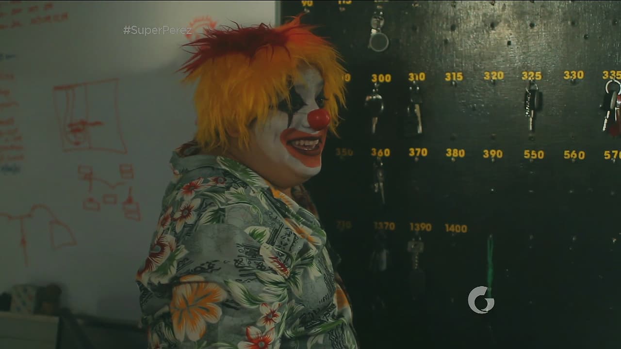 En la guarida, 'El Muelas' va con su jefe: 'Bombito', un payaso que dejó el espectáculo de semáforos para dedicarse al crimen.