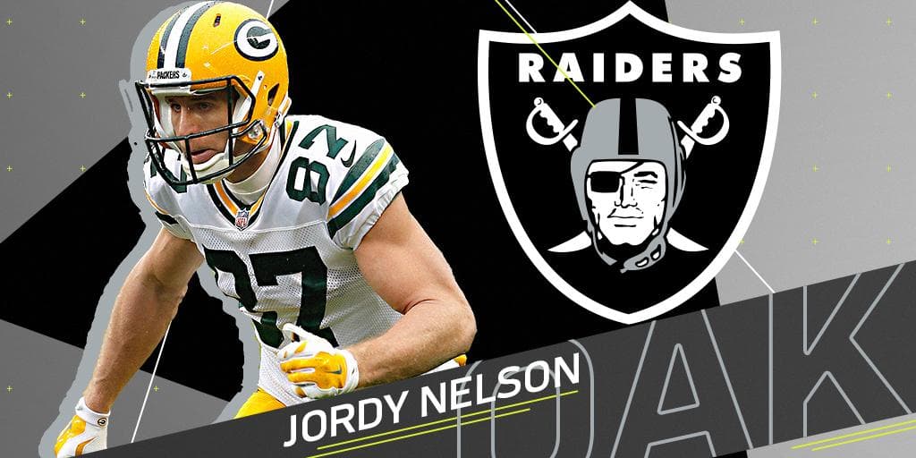 Jordy Nelson se une a la Raiders Nation y la ofensiva aérea de Derek Carr.