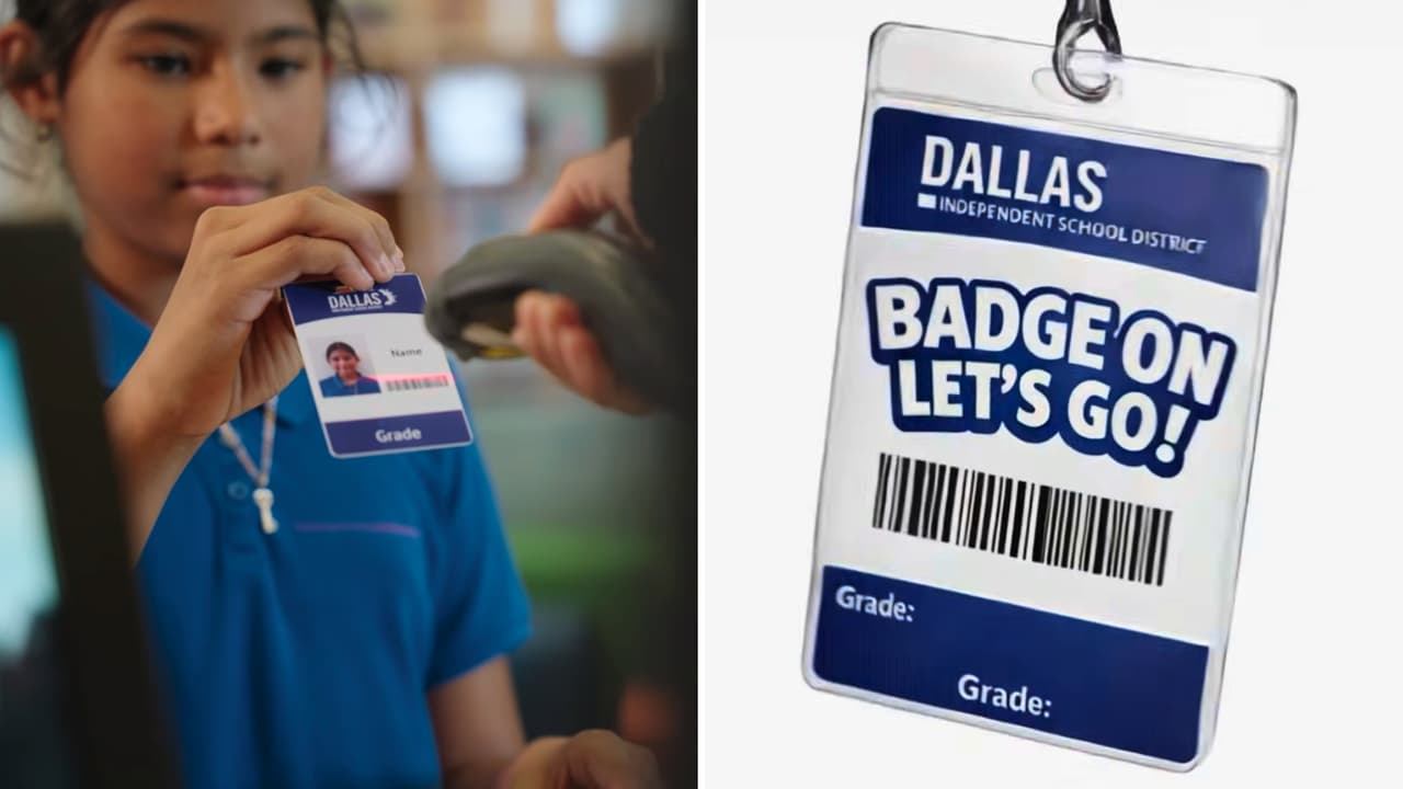Dallas ISD estrena un gafete obligatorio que servirá como identificación y pase para el autobús