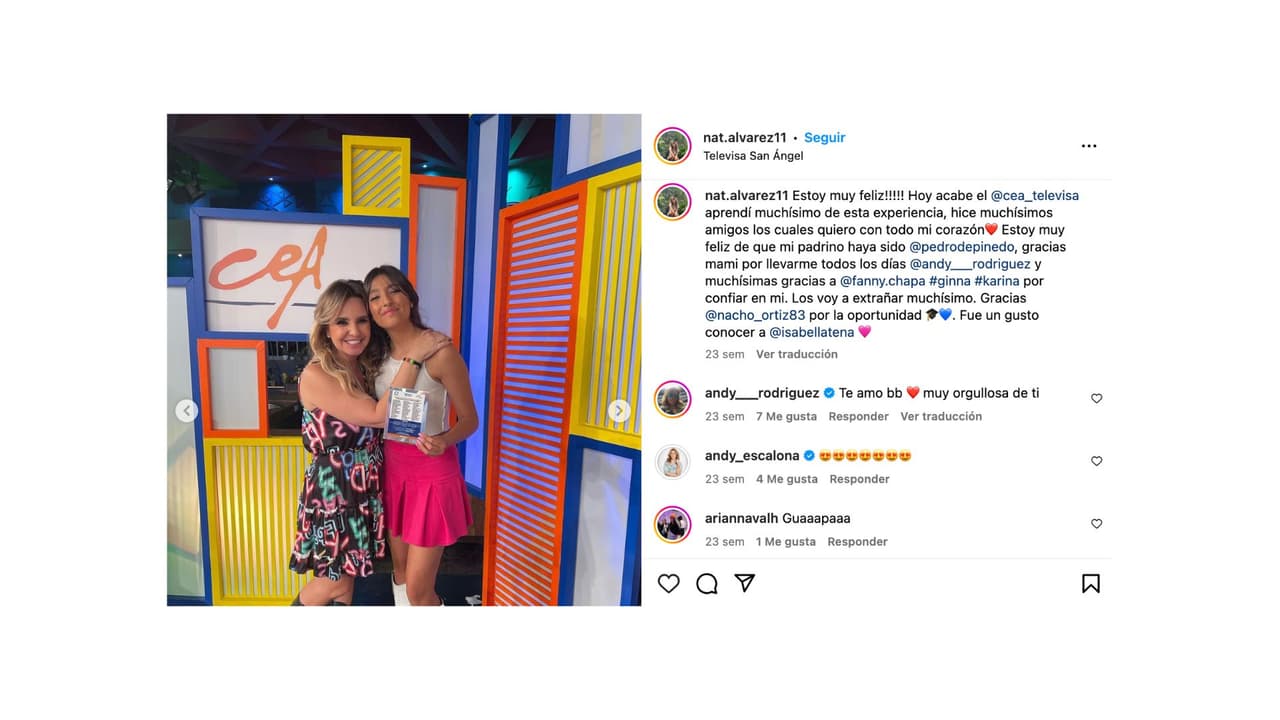 Hija de Andrea Rodríguez estudió actuación en el CEA.