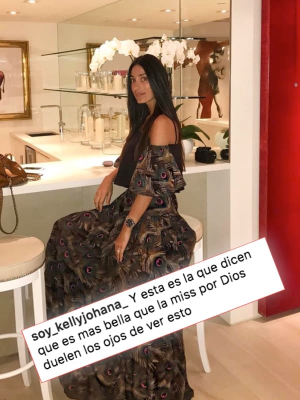 La belleza italiana de 31 años ha sido también criticada por muchos.