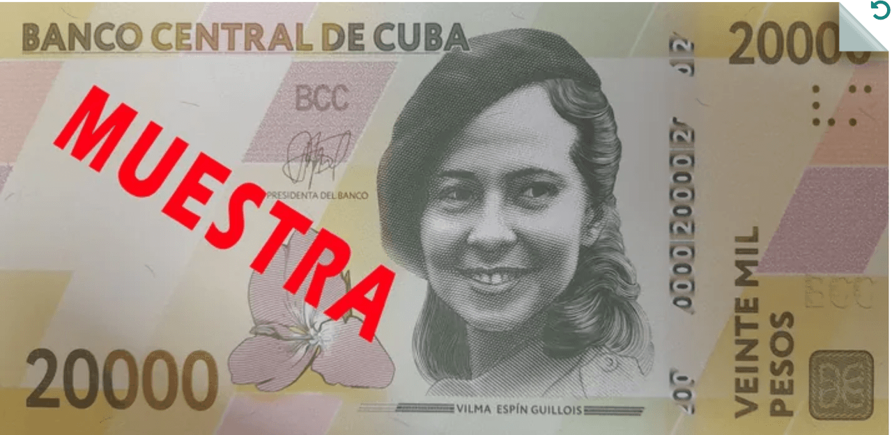 Cuba emite billetes de 10,000 y 20,000 pesos ante la desbordada crisis en la isla