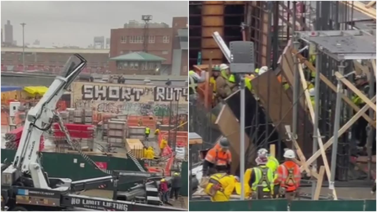 Se derrumba una grúa en Manhattan: hay 5 trabajadores heridos