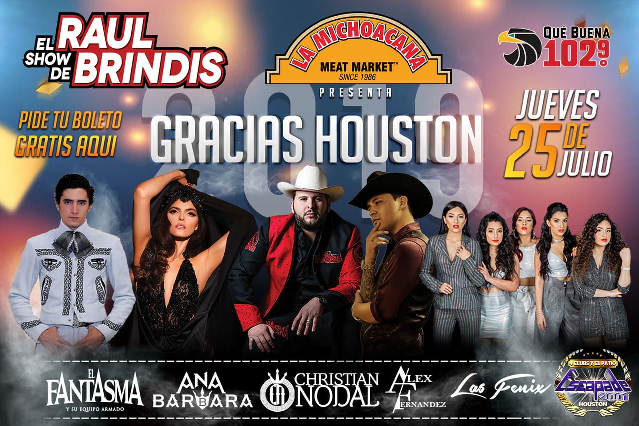 Prepárate para 'Gracias Houston 2019' y sé parte del evento más esperado