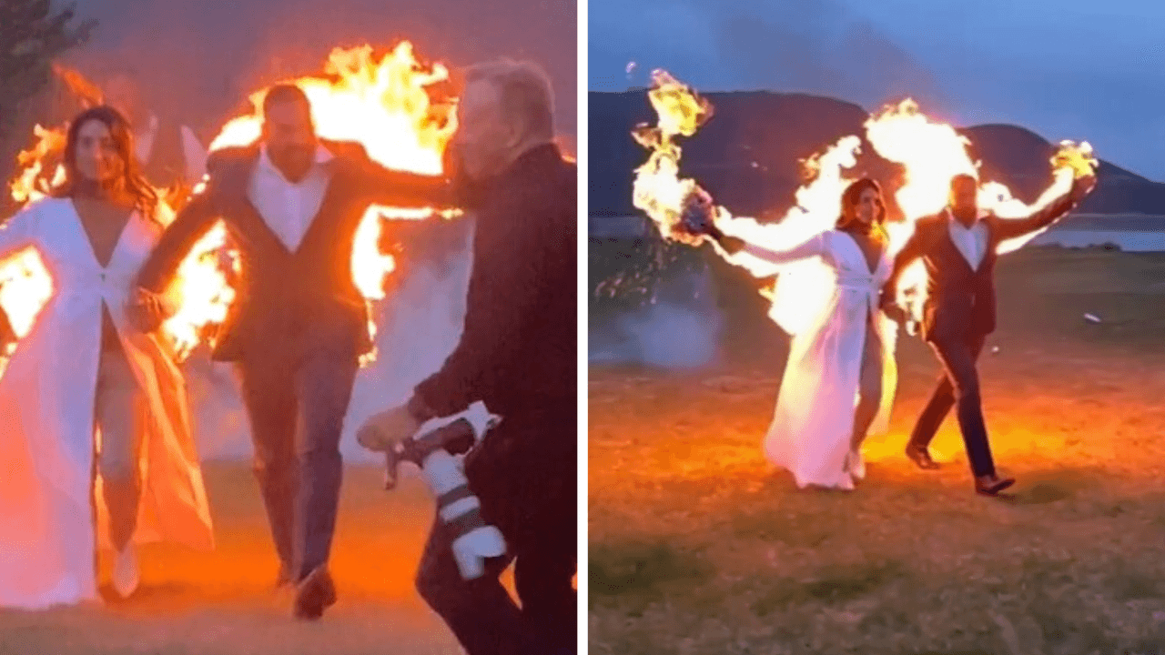 El momento duró pocos segundos, pero quedó inmortalizado en TikTok