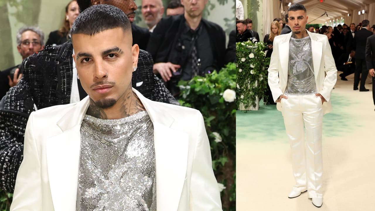 Rauw Alejandro en la Met Gala 2024.