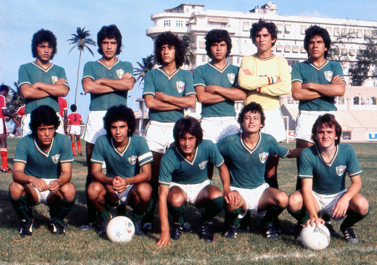 Selección Mexicana en 1977.