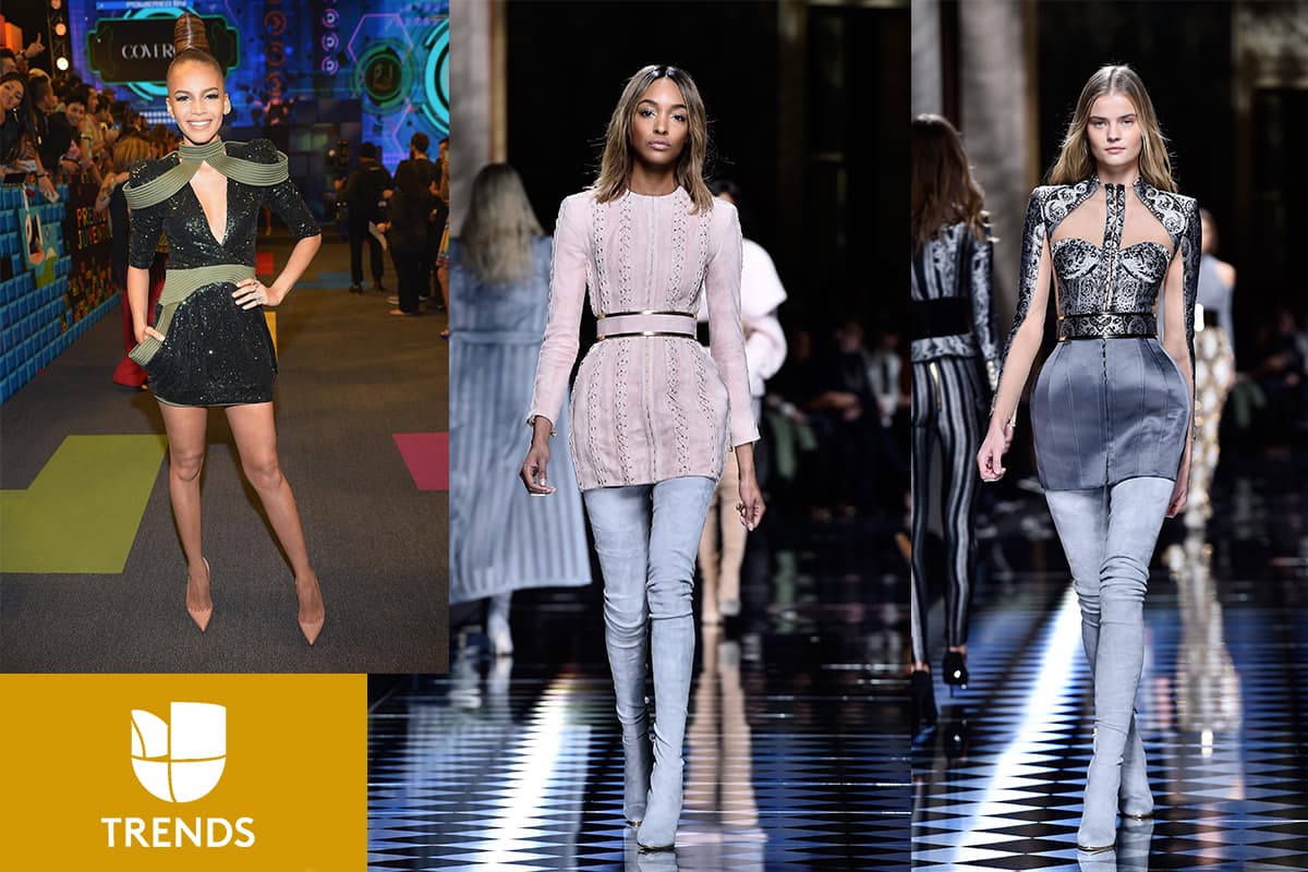 Leslie Grace tiene una belleza y una frescura que sobrevive a sus apuestas estilísticas que no están del todo erradas. Su traje de los Premios Juventud 2015 nos hace pensar en los increíbles diseños de Balmain, que tanto aman las Kardashian. Hombros estructurados, cinturas afinadas, y silueta de guerreras depuradas y más favorecedoras podrían ser su próxima apuesta.