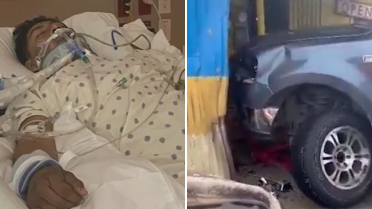 Joven inocente queda aplastado bajo un auto tras una persecución; piden ayuda para gastos médicos