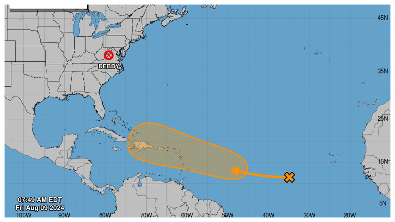 Aumentan posibilidad de que onda tropical en el Atlántico se convierta en ciclón