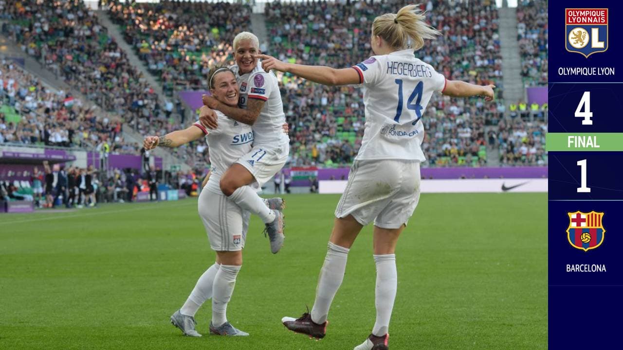 Ada Hegerberg anotó triplete.
<br>