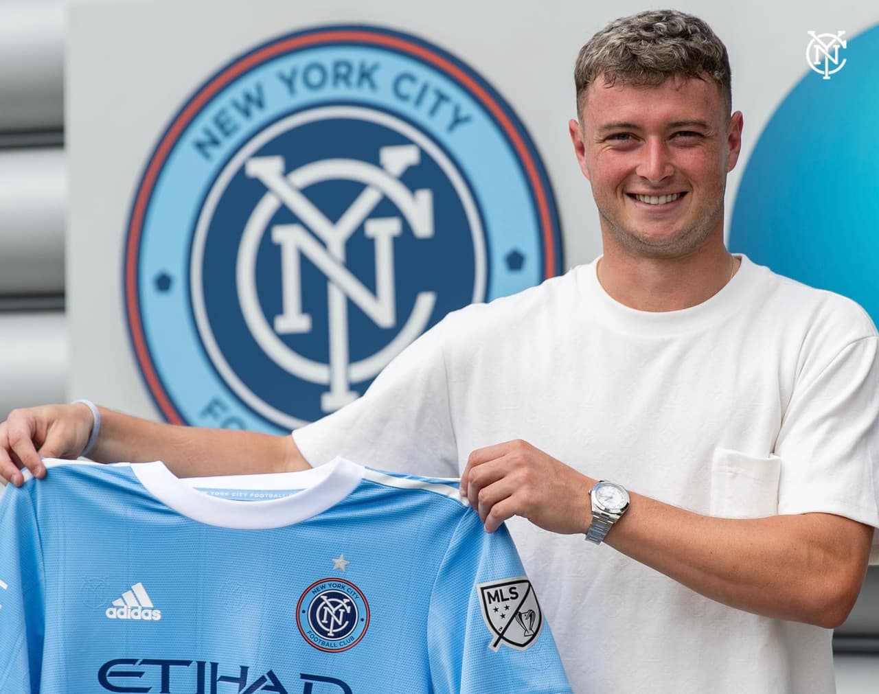 Ya es celeste: Matías Pellegrini se incorporó a New York City FC