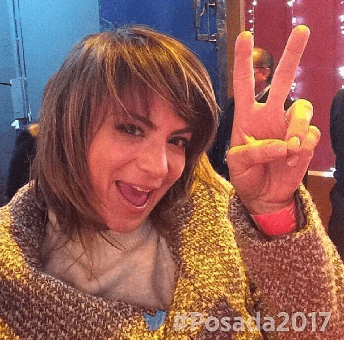 A la actividad no faltó Silvia Navarro.