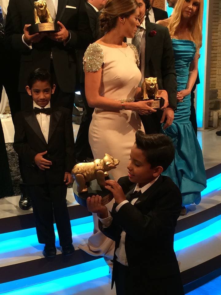 Javiercito también recibió su Oso de Oro.