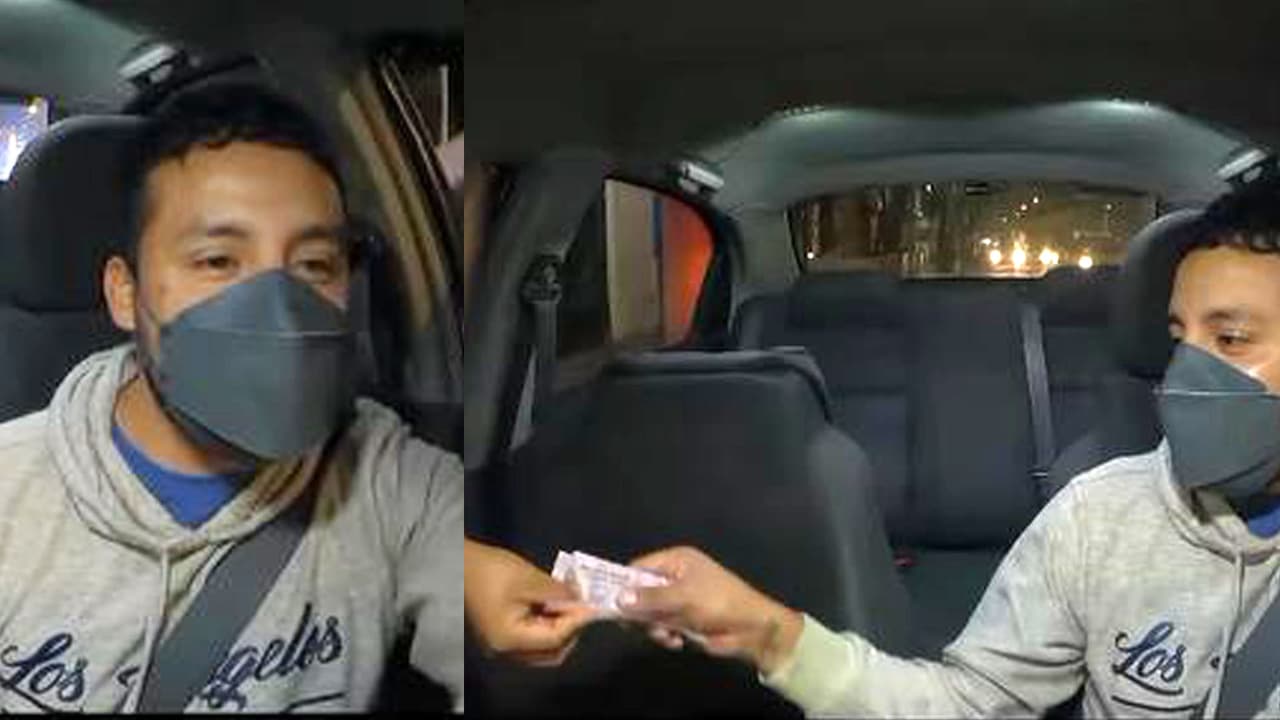 Mujer le da una propina a conductor de Didi si acepta ser su cómplice