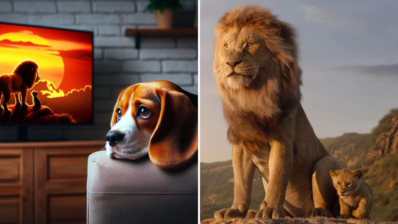 Perrito reacciona al ver el live-action de 'El rey león' y ¡hasta le ladra a Scar! El video es adorable