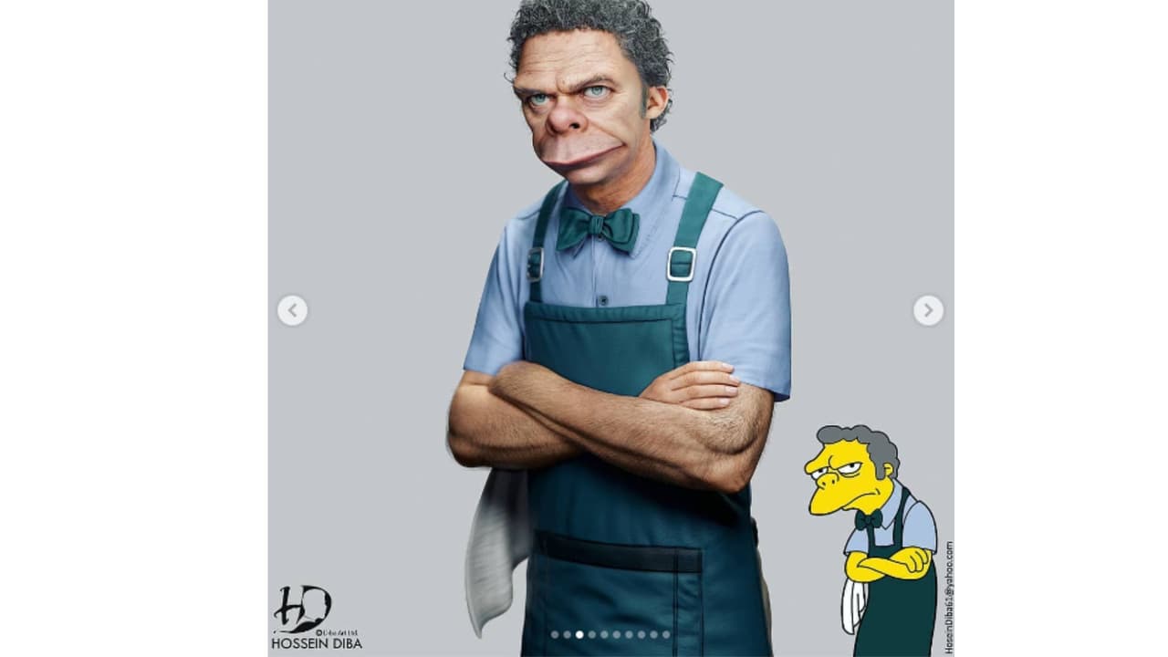 Moe de 'Los Simpson'