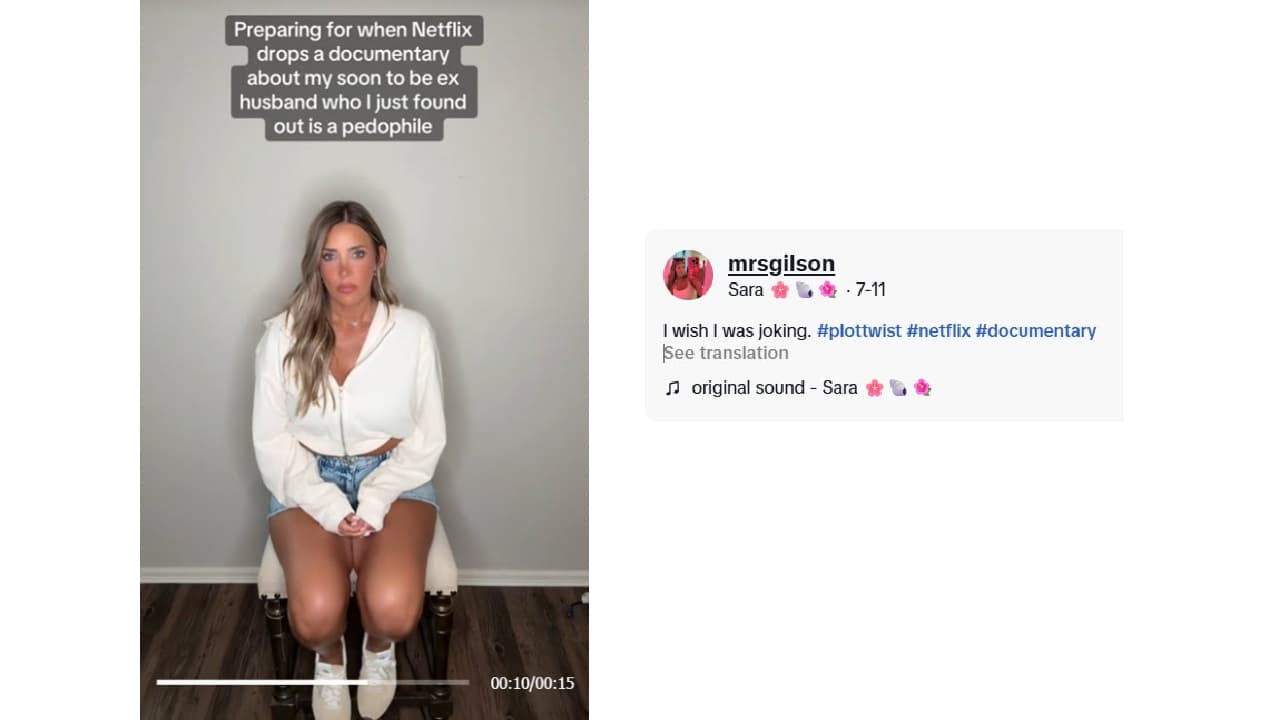 Sara Gilson así denunció a su esposo.