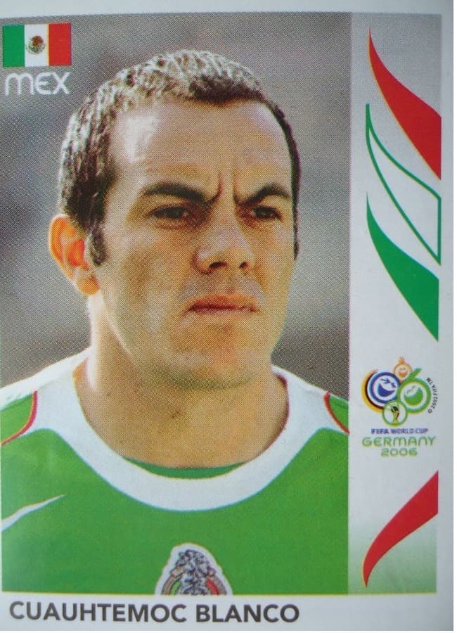 Cuauhtémoc Blanco quedó por fuera de México en 2006 por decisión técnica, una que sorprendió tanto que hasta en el álbum lo tenían pensado.