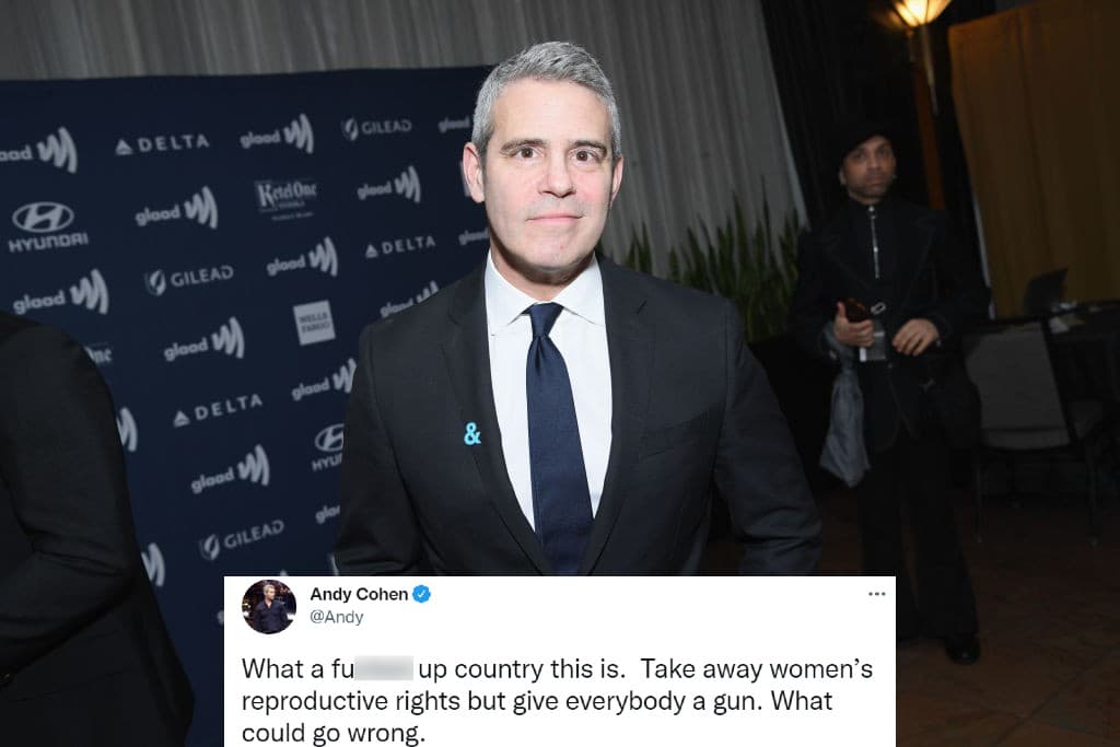 El presentador
<b>Andy Cohen </b>reflexionó sobre la situación que enfrenta EEUU: "Que país más jodido este. Quítales los derechos reproductivos a las mujeres, pero dales a todos un arma. Qué puede salir mal".
<br>