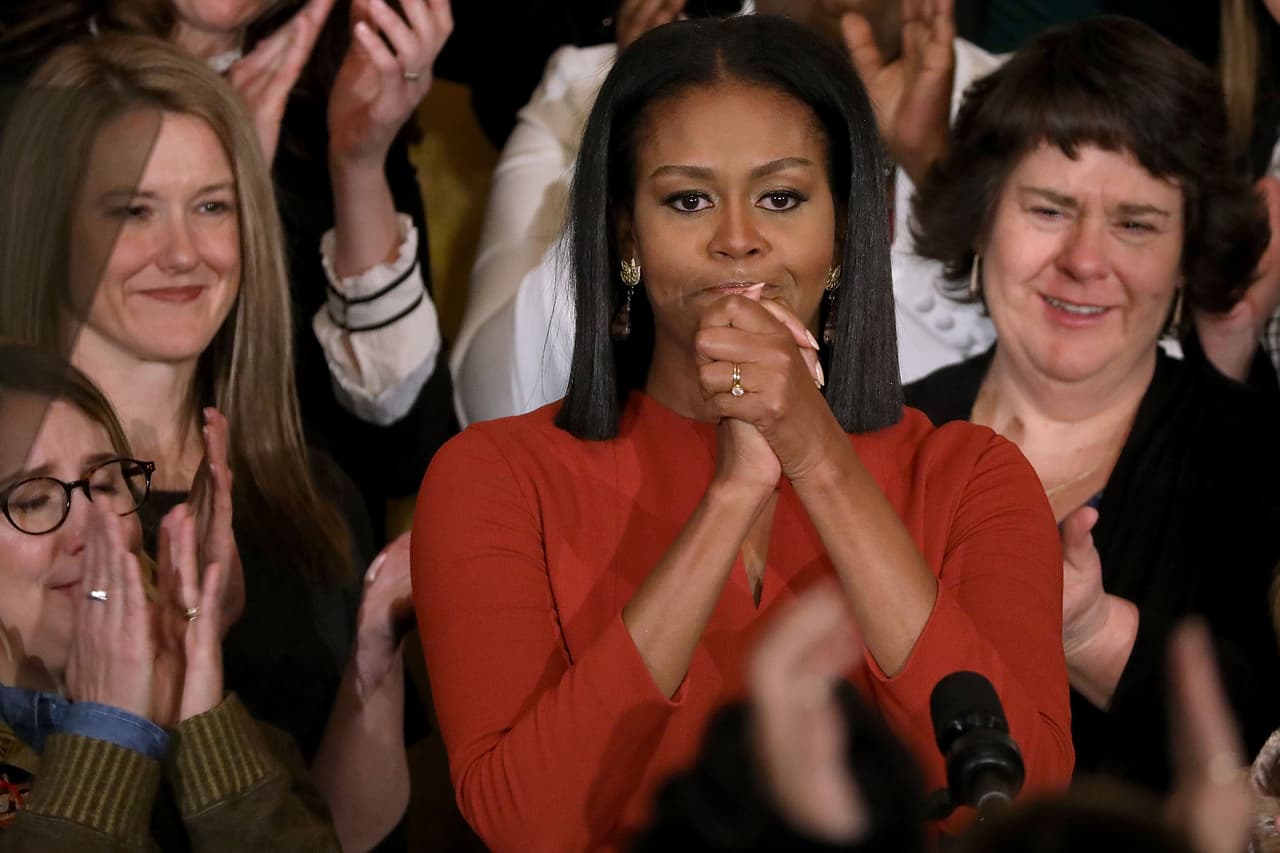 "No tengan miedo": el mensaje inspirador con el que Michelle Obama lloró y se despidió de los jóvenes del país