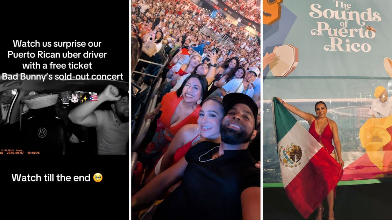 Mexicana regala boleto para concierto 'sold out' de Bad Bunny a conductor de Uber en Puerto Rico