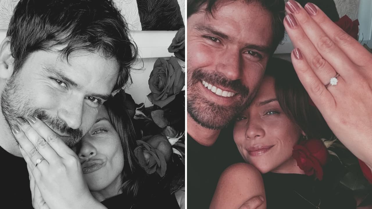 Caro Miranda presumió su anillo de compromiso.