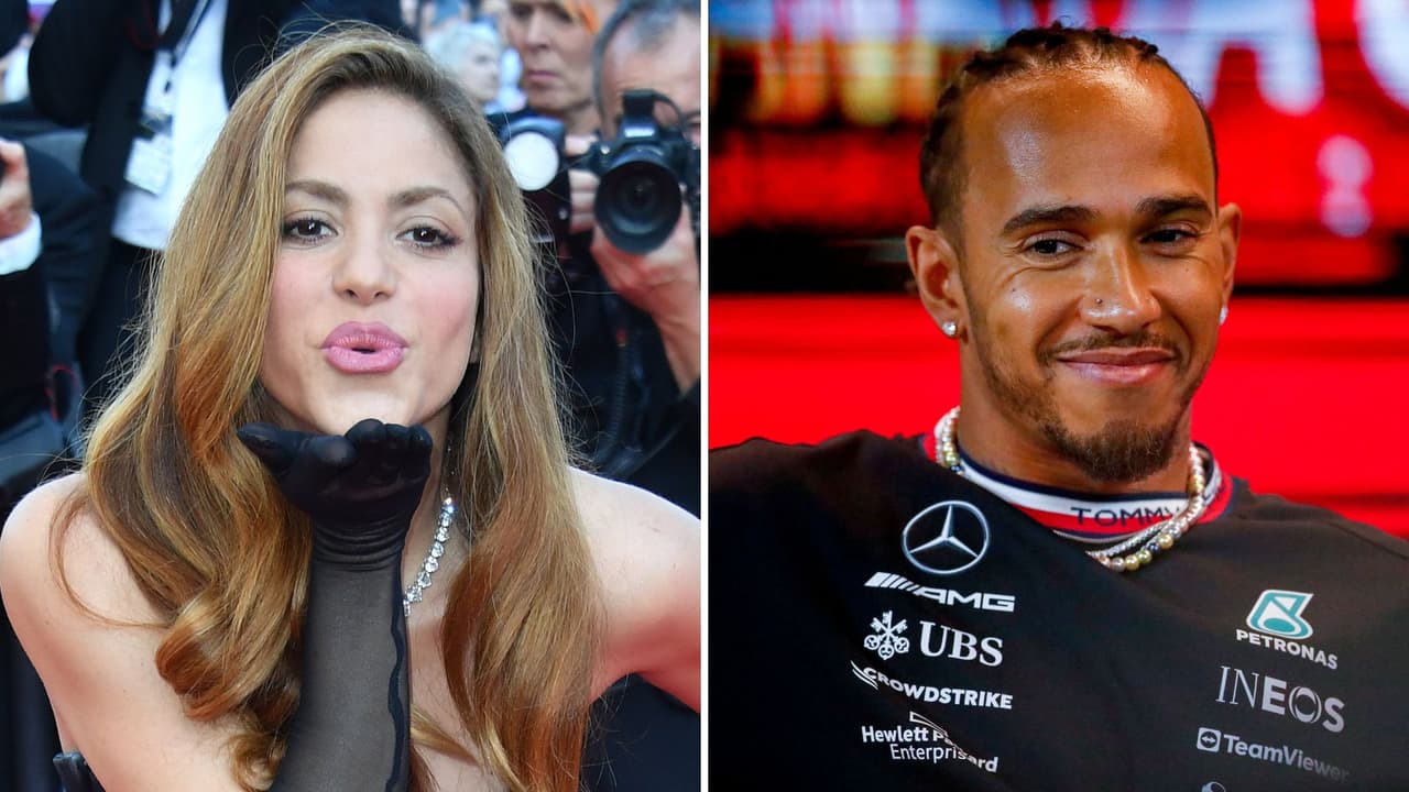Shakira ya habría superado a Piqué y estaría “acelerando su romance” con Lewis Hamilton