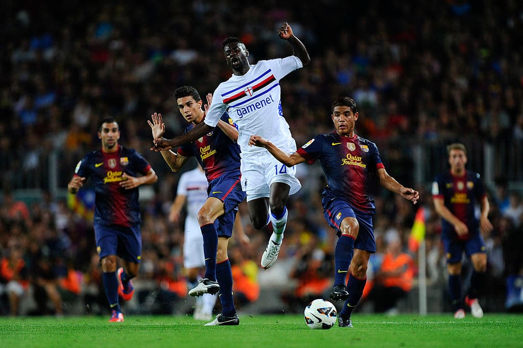 Tras brillar en una Copa infantil celebrada en Barcelona, los culés se fijaron en él y su hermano, Giovani.