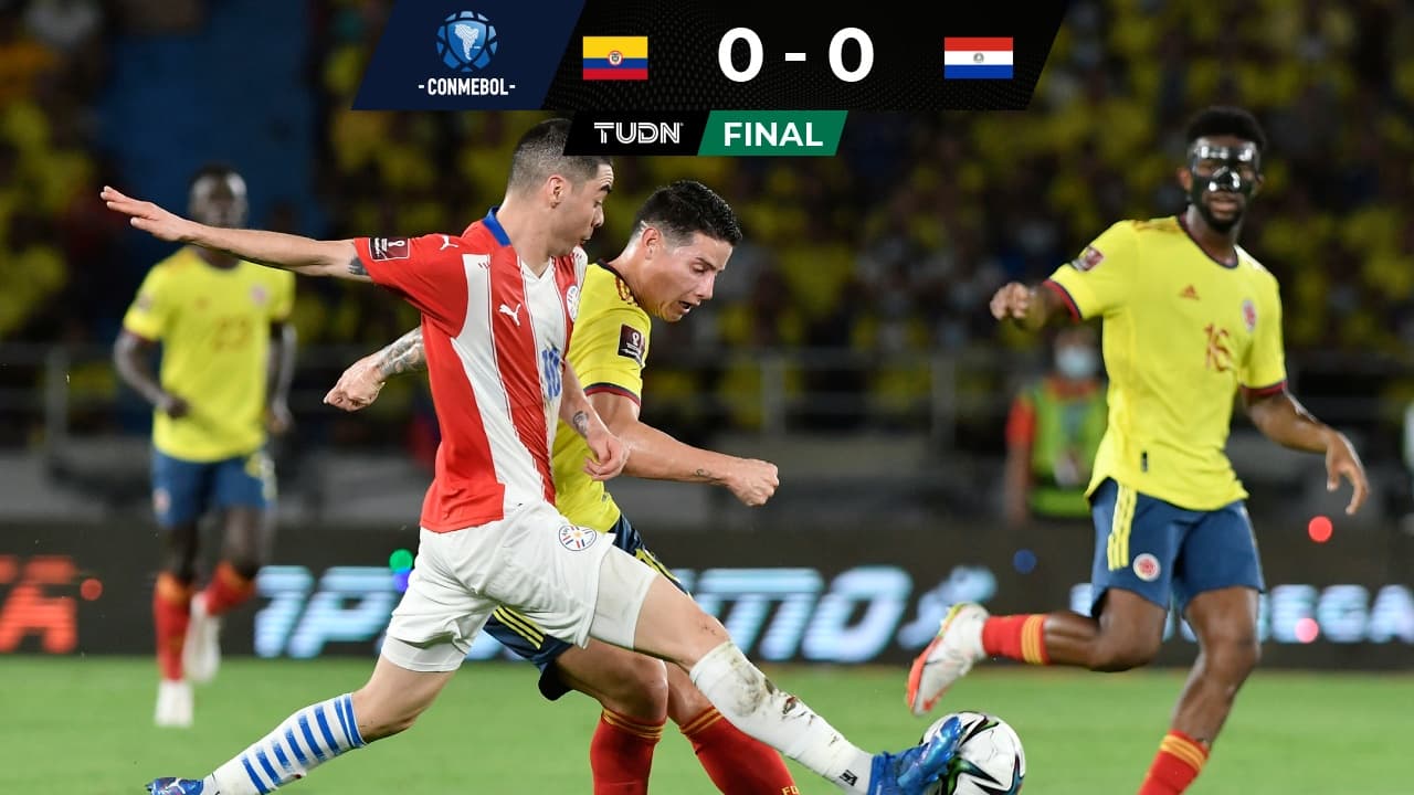 Colombia deja ir el triunfo, pero está en zona de clasificación