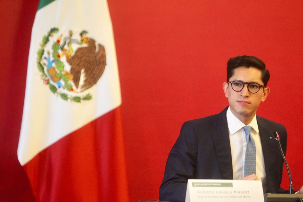 Roberto Velasco Álvarez es el jefe de la unidad para América del Norte de la Secretaría de Relaciones Exteriores de México (SRE).
