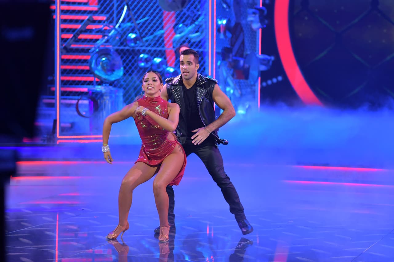 Danell bailó la canción 'Que suenen los tambores', demostrando que se sabía la coreografía perfectamente.