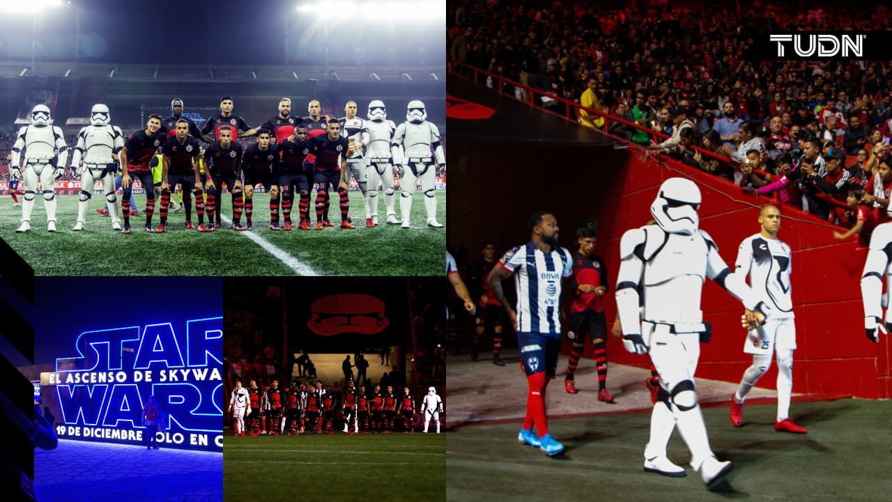 Una noche dedicada a Star Wars, así fue como se presentó Xolos para su partido de la Fecha 18 ante Rayados.