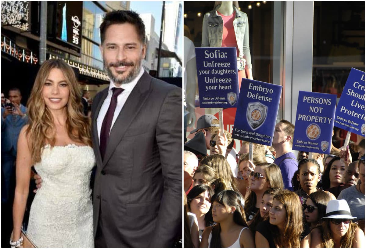 Manifestantes boicotean el estreno de Magic Mike XXl rayando la estrella de Sofía Vergara en Hollywood.