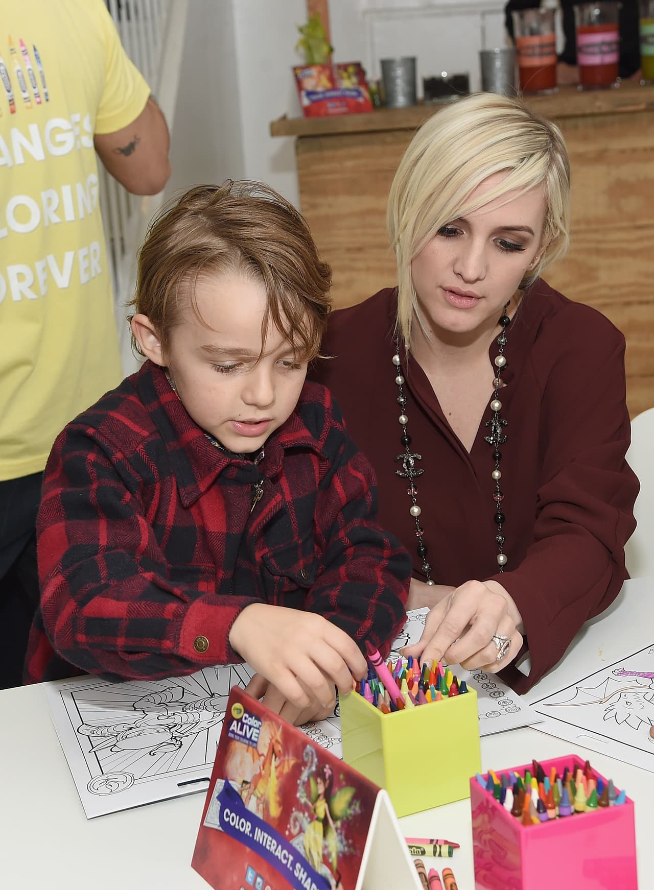 Ashlee Simpson durante su embarazo.