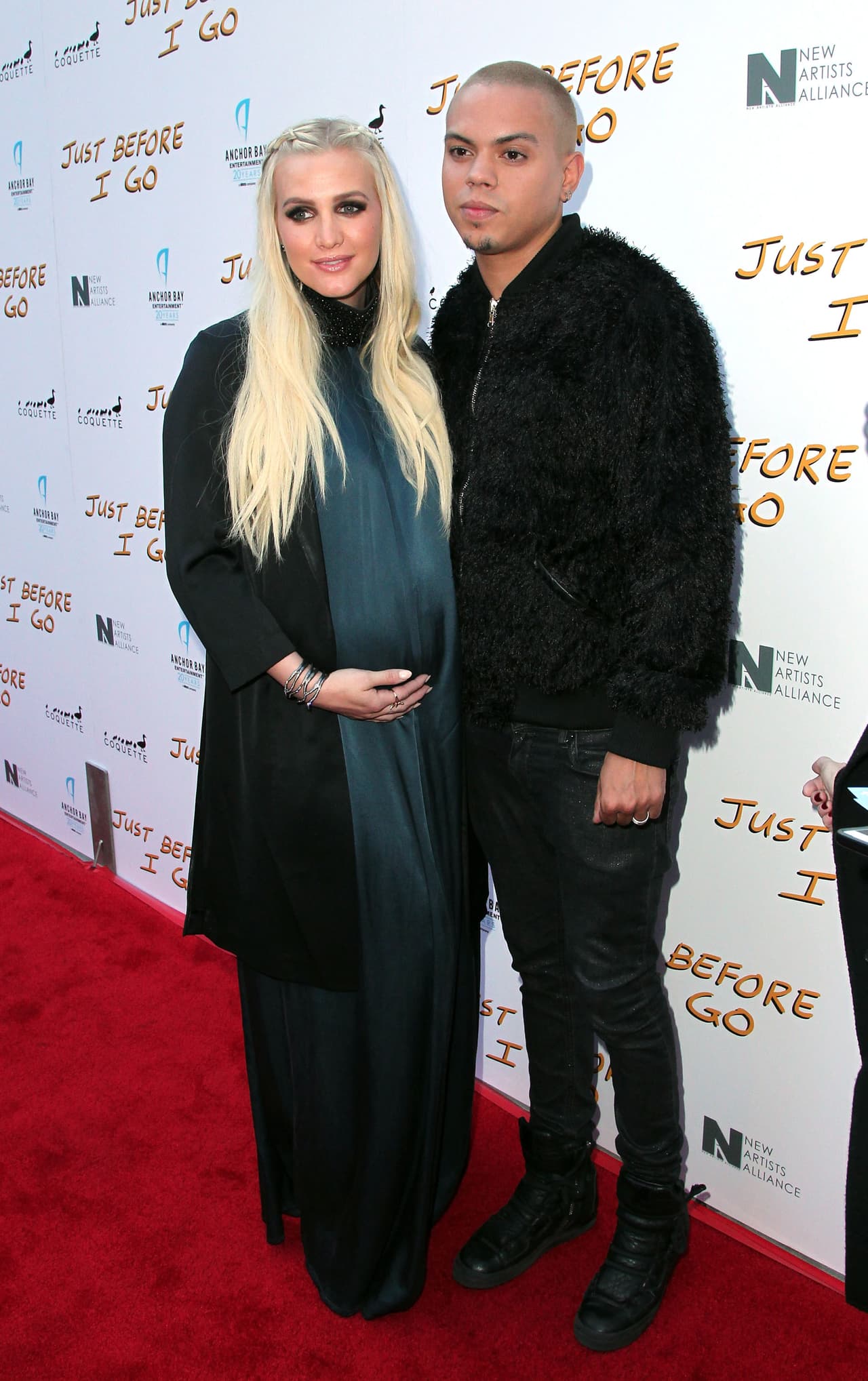 Ashlee Simpson durante su embarazo.