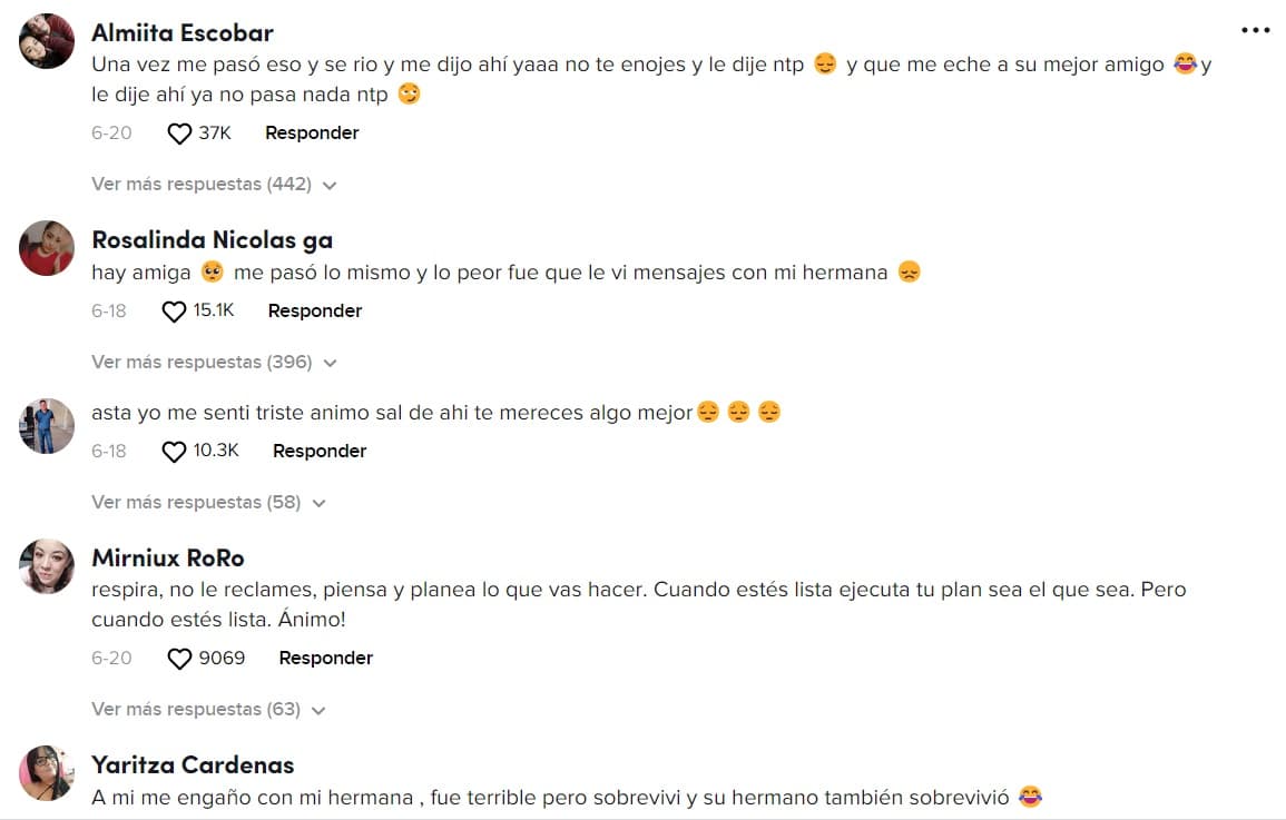 Usuarios TikTok comparten sus historias sobre cómo descubrieron las infidelidades de sus parejas.
