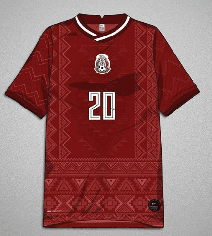 Marcus Led, diseñador sueco, se inspira en calendario azteca y le da vida a la playera de la Selección de México con un estilo innovador ¿Te gustaría ver al Tri así?