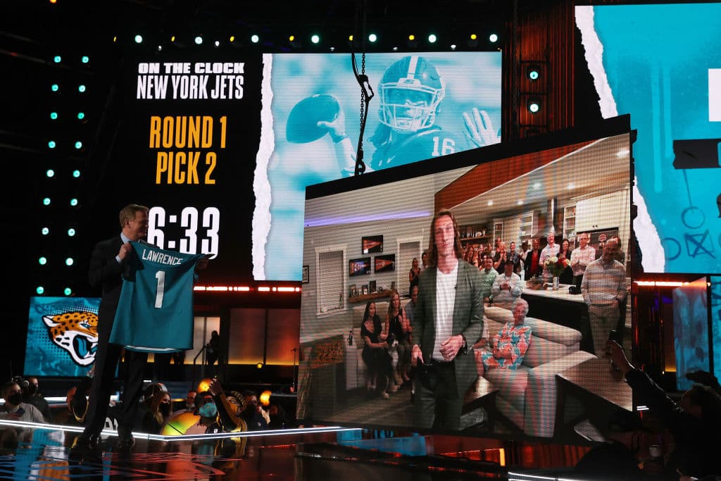 Pick 1 - Jacksonville Jaguars - QB Trevor Lawrence.