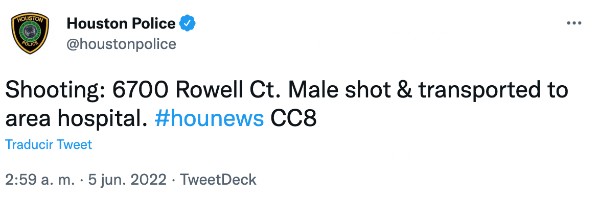 El hombre condujo hasta una vivienda donde estaban sus familiares.