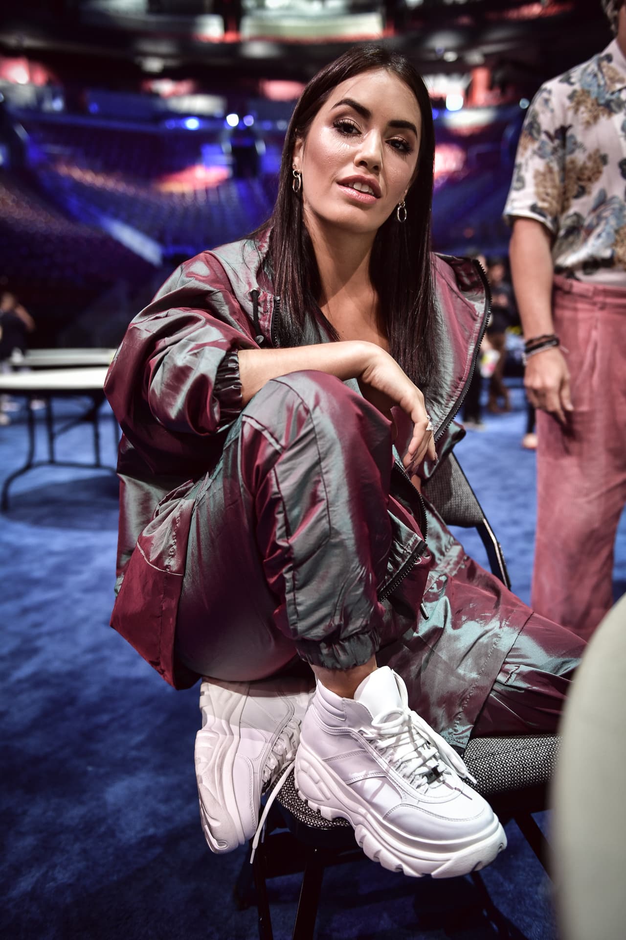 Durante los ensayos de Premio Lo Nuestro
<b> Lali relató cómo entró en contacto con la cantante mexicana. </b>"Thalía me envió un texto privado por mis redes sociales", reveló.
<br>