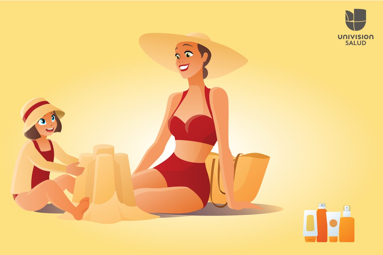Evita recibir sol directo entre las 10:00 am y las 4:00 pm y usa un bloqueador solar de amplio espectro con factor 15 como mínimo.