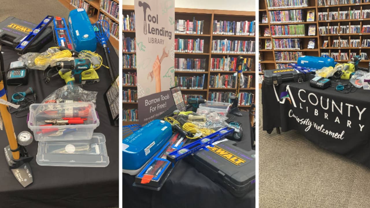 ¿Necesitas una herramienta para trabajar o reparar tu casa? Estas bibliotecas en Los Ángeles te las prestan gratis